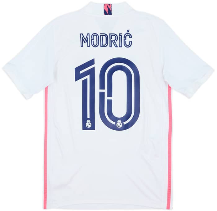 2020-21 Real Madrid Home Shirt Modric #10 - 7/10 - (XS)