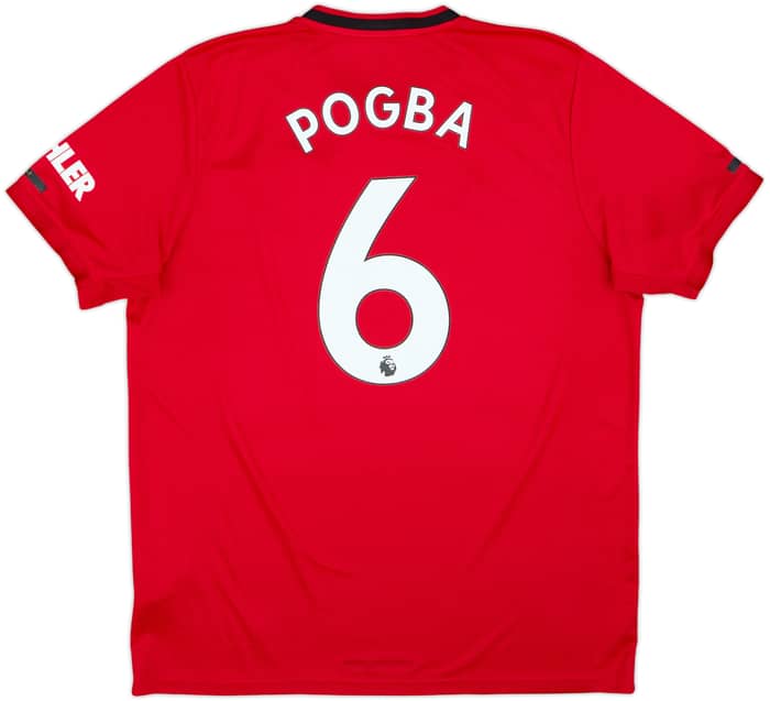 2019-20 Manchester United Home Shirt Pogba #6 - 8/10 - (XL)