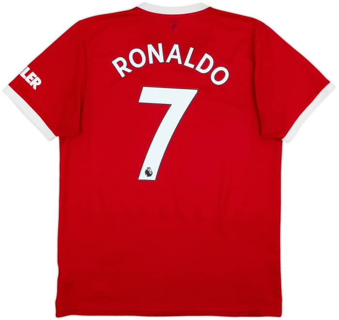 2021-22 Manchester United Home Shirt Ronaldo #7 - 5/10 - (L)