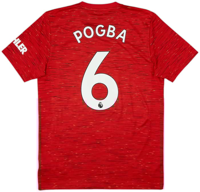 2020-21 Manchester United Home Shirt Pogba #6 - 8/10 - (M)