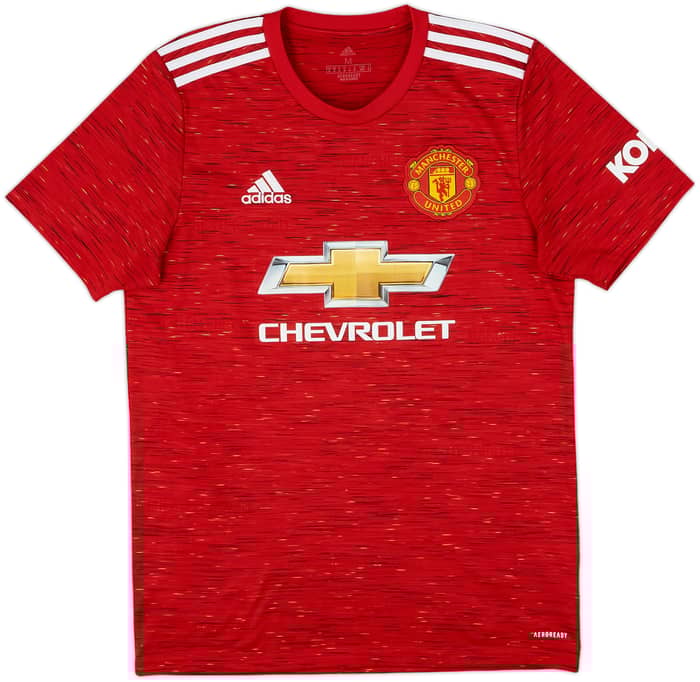 2020-21 Manchester United Home Shirt Pogba #6 - 8/10 - (M)