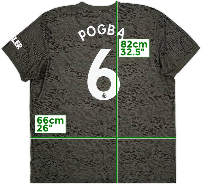 2020-21 Manchester United Away Shirt Pogba #6 - 10/10 - (XXL)