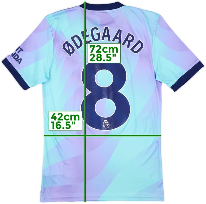 2024-25 Arsenal Third Shirt Odegaard #8 - 6/10 - (XS)