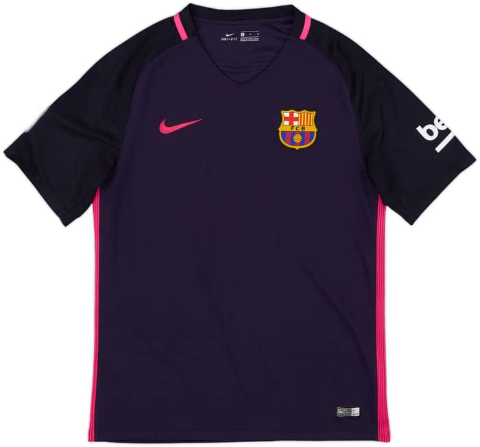 2016-17 Barcelona Away Shirt A.Iniesta #8 - 8/10 - (M)