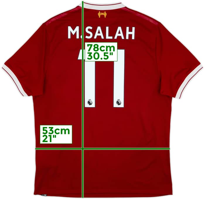 2017-18 Liverpool 125 Years Home Shirt M.Salah #11 - 6/10 - (L)