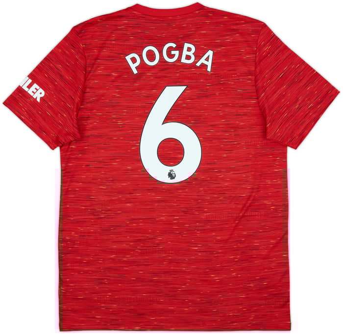 2020-21 Manchester United Home Shirt Pogba #6 - 9/10 - (L)