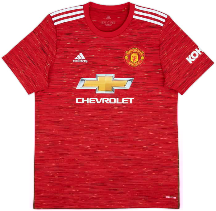2020-21 Manchester United Home Shirt Pogba #6 - 9/10 - (L)