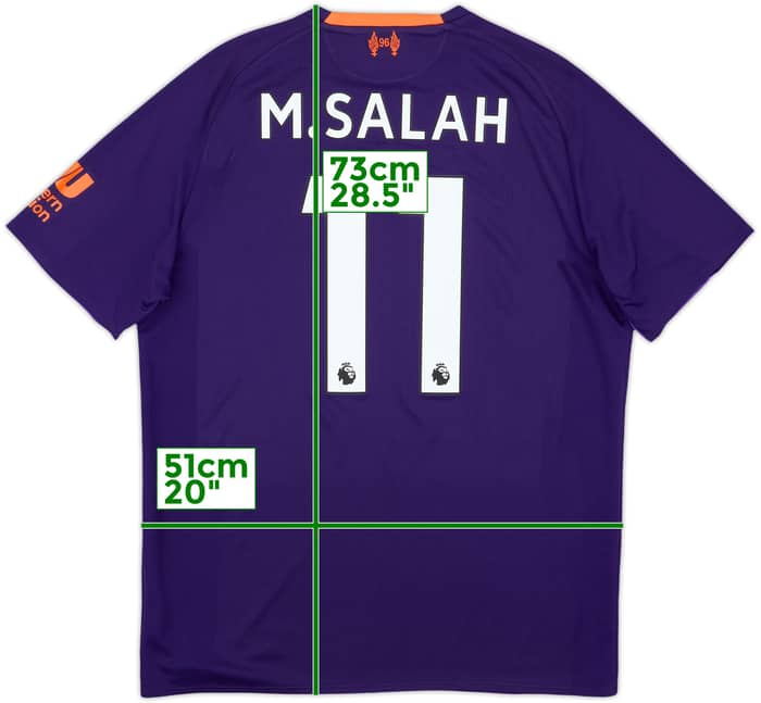 2018-19 Liverpool Away Shirt M.Salah #11 - 10/10 - (M)