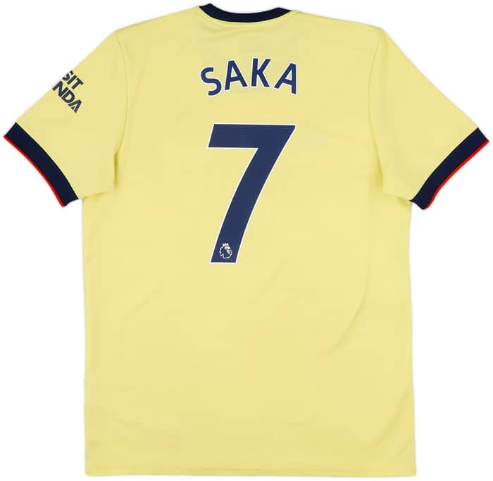 2021-22 Arsenal Away Shirt Saka #7 - 7/10 - (L)