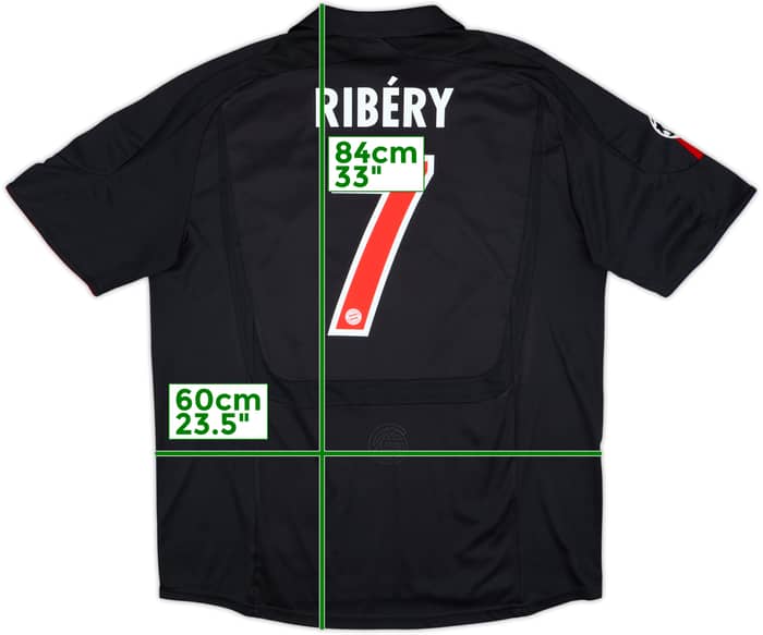 2007-09 Bayern Munich European Shirt Ribery #7 - 7/10 - (XL)