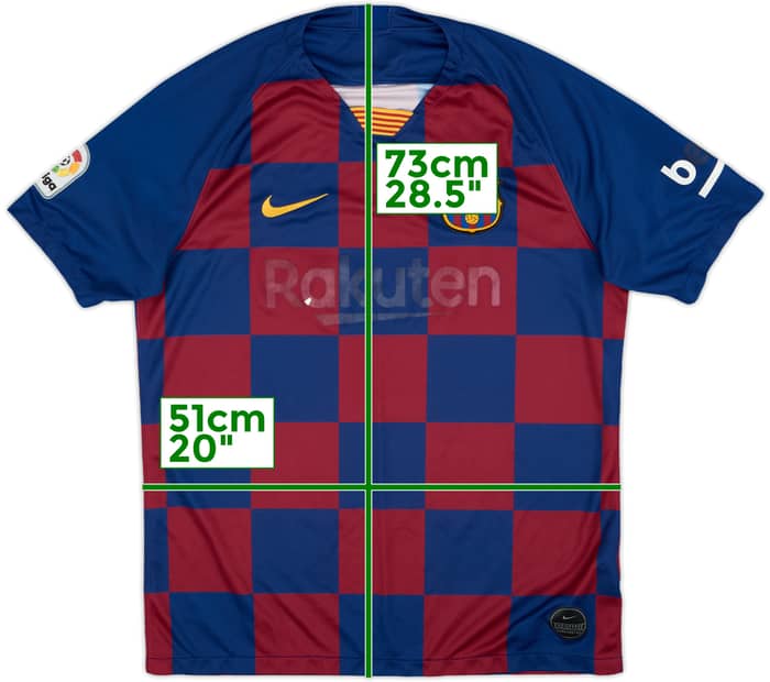 2019-20 Barcelona Home Shirt - 4/10 - (L)