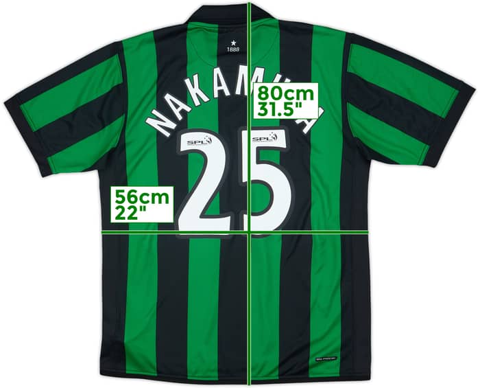 2006-08 Celtic Away Shirt Nakamura #25 - 7/10 - (L)