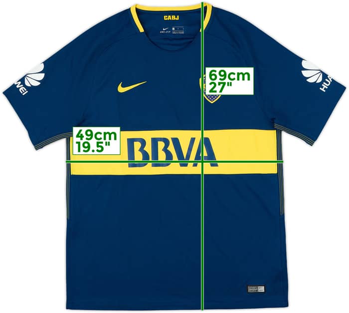 2017-18 Boca Juniors Home Shirt - 9/10 - (L)