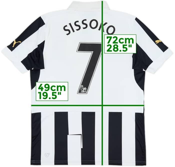 2012-13 Newcastle Home Shirt Sissoko #7 - 6/10 - (M)