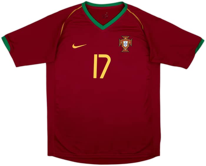 2006-08 Portugal Home Shirt C.Ronaldo #17 - 8/10 - (M)