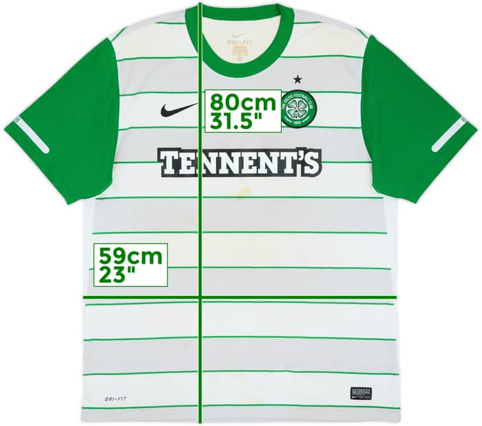2011-12 Celtic Away Shirt - 5/10 - (XL)