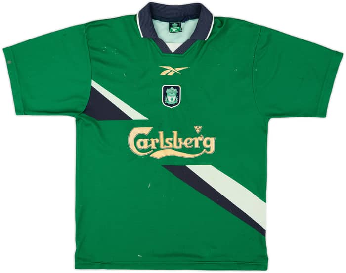 1999-00 Liverpool Away Shirt - 4/10 - (Y)
