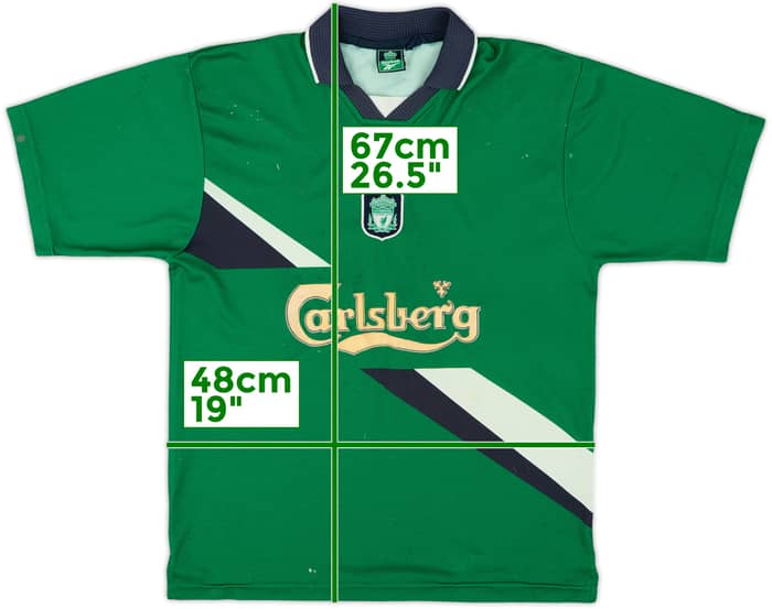 1999-00 Liverpool Away Shirt - 4/10 - (Y)