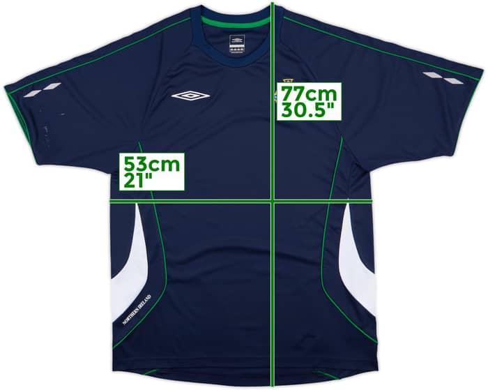 2008-09 Northern Ireland Umbro Training Shirt - 7/10 - (XL)