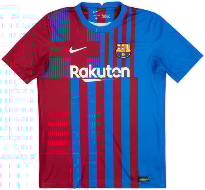 2021-22 Barcelona Home Shirt - 5/10 - (XL.Boys)