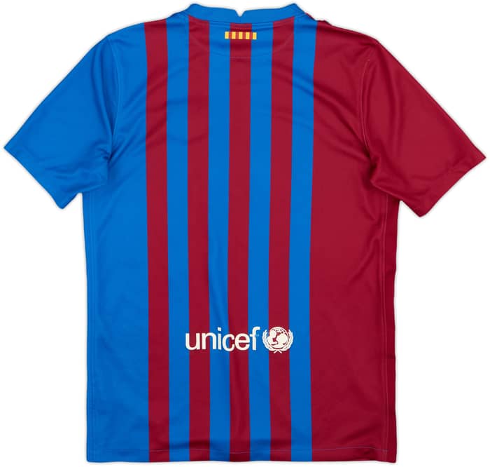 2021-22 Barcelona Home Shirt - 5/10 - (XL.Boys)