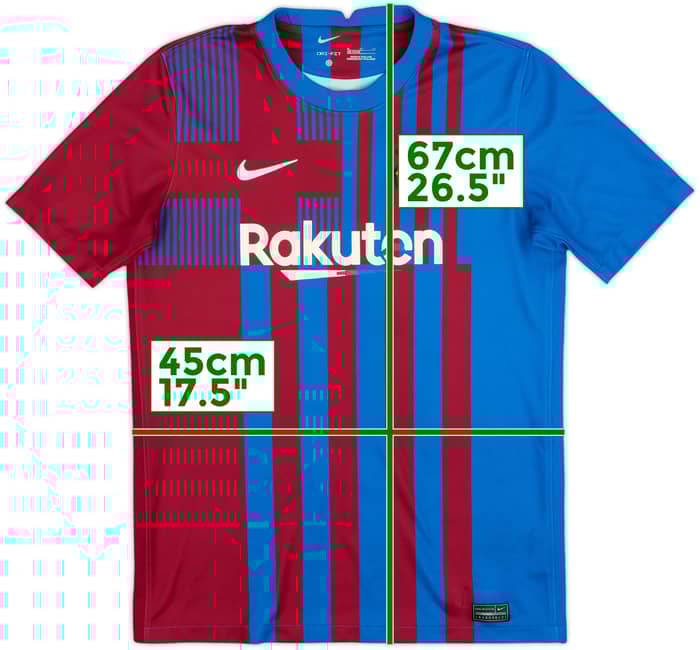 2021-22 Barcelona Home Shirt - 5/10 - (XL.Boys)
