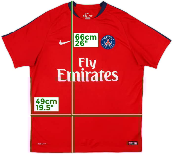 2016-17 Paris Saint-Germain Nike Training Shirt - 5/10 - (XL)