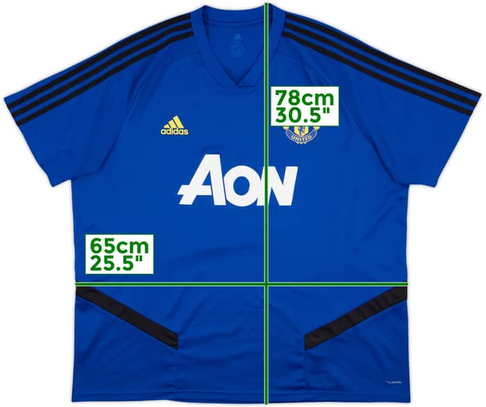 2019-20 Manchester United adidas Training Shirt - 8/10 - (XXL)