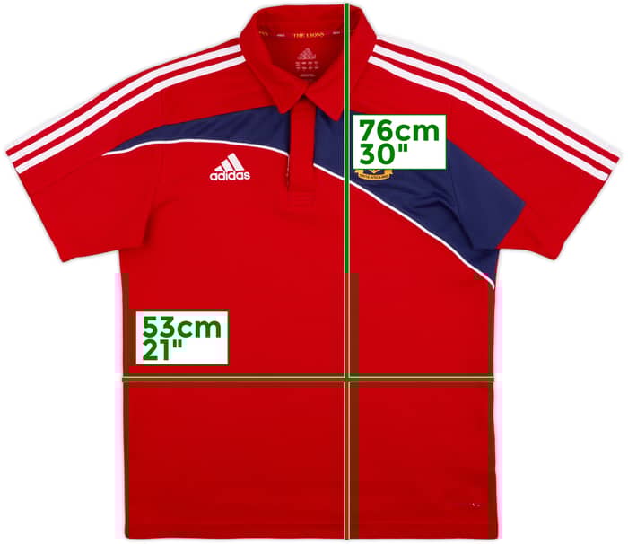 2009 British & Irish Lions 'South Africa Tour' adidas Polo Shirt - 9/10 - (L)