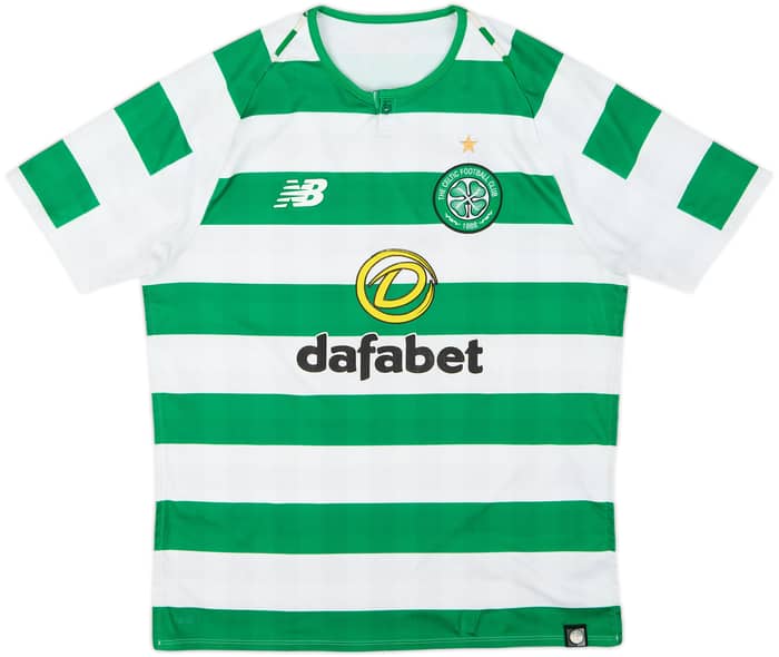 2018-19 Celtic Home Shirt Tierney #63 - 4/10 - (S)