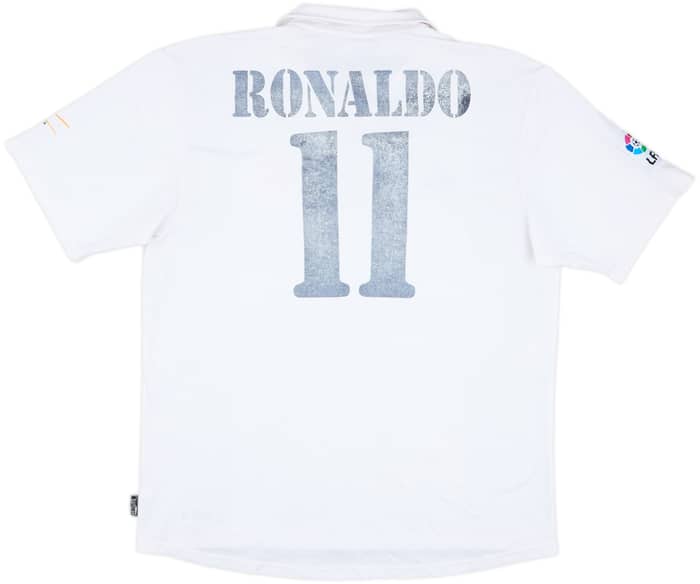 2002-03 Real Madrid Centenary Home Shirt Ronaldo #11 - 4/10 - (XL)