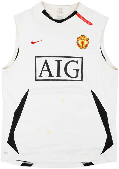 2007-08 Manchester United Nike Training Vest - 5/10 - (M)