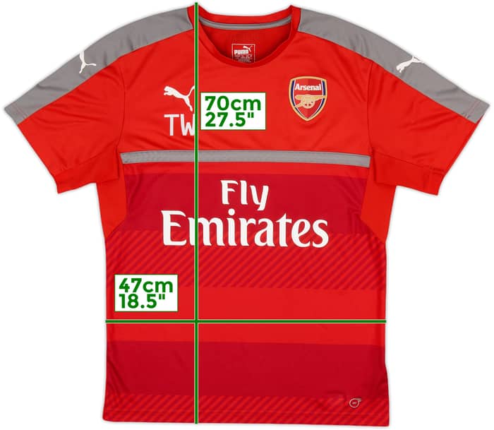 2016-17 Arsenal Puma Staff Issue Training Shirt TW - 7/10 - (L)