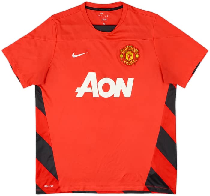 2013-14 Manchester United Nike Training Shirt - 6/10 - (XL)