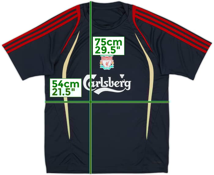 2009-10 Liverpool adidas Training Shirt - 8/10 - (L)