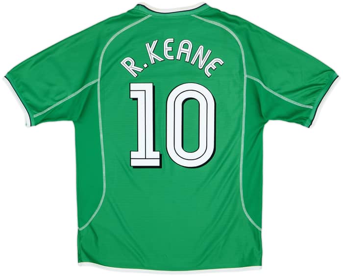 2002-03 Ireland Home Shirt R.Keane #10 - 9/10 - (L)