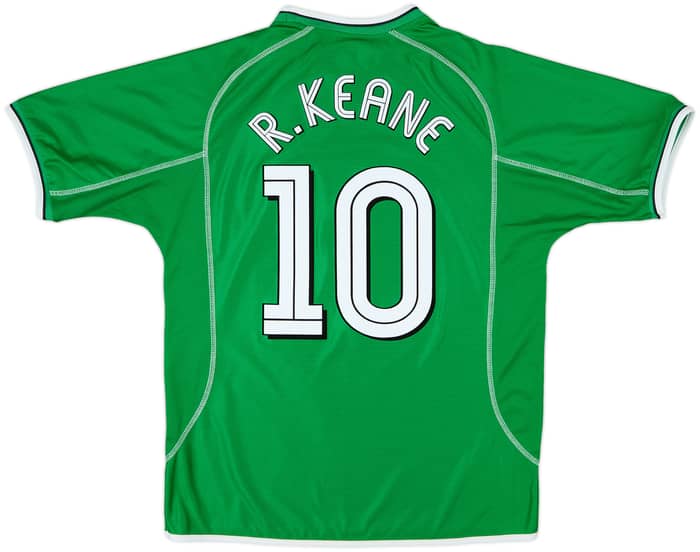 2002-03 Ireland Home Shirt R.Keane #10 - 10/10 - (L)