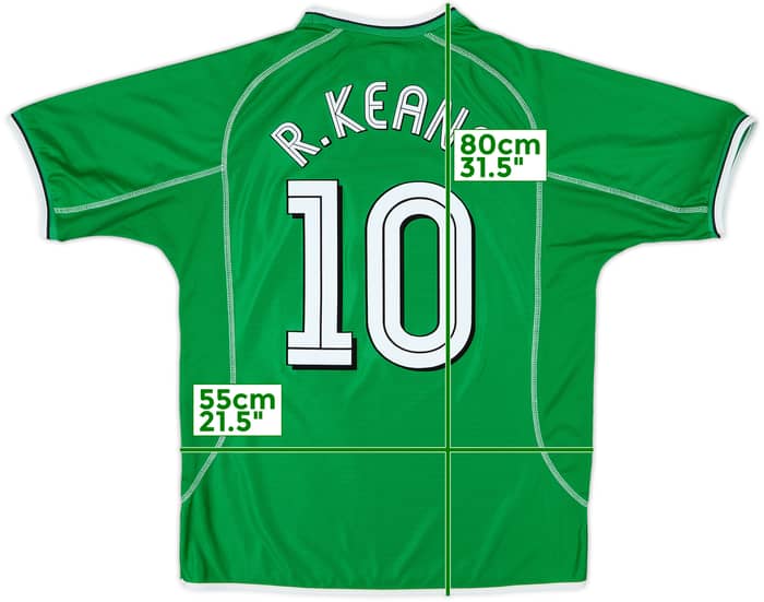 2002-03 Ireland Home Shirt R.Keane #10 - 10/10 - (L)