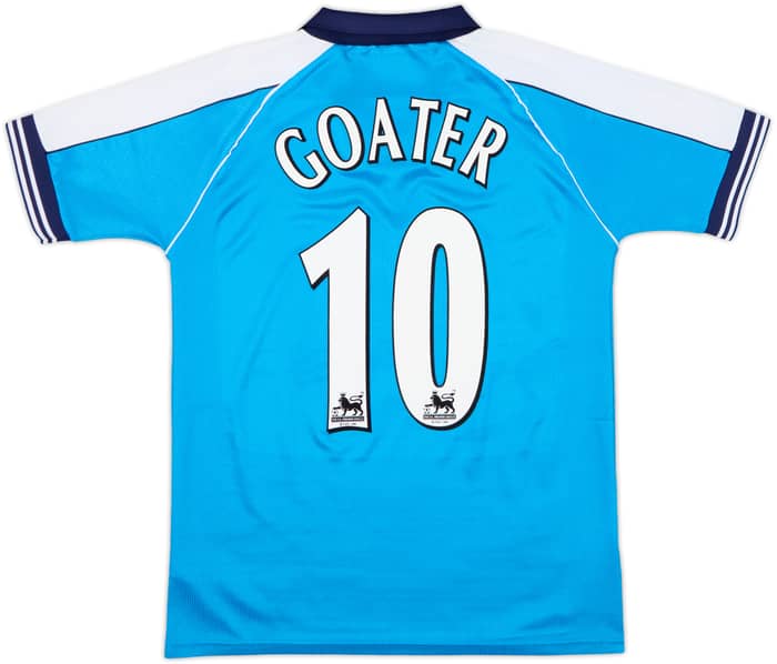 1999-01 Manchester City Home Shirt Goater #10 - 8/10 - (S)