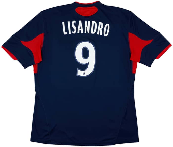 2010-11 Lyon Player Issue Third Shirt Lisandro #9 - 8/10 - (XXL)