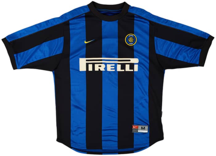 1999-00 Inter Milan Home Shirt Ronaldo #9 - 8/10 - (M)