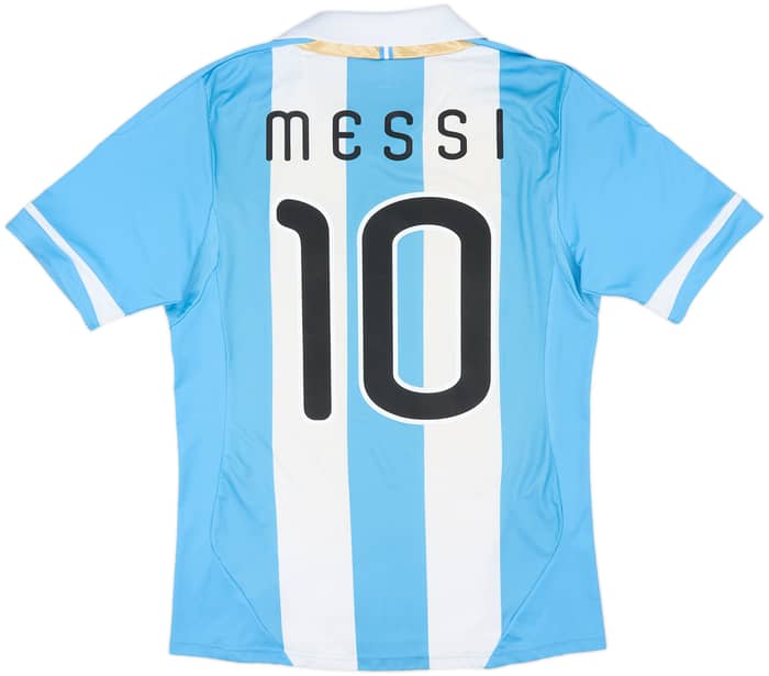 2011-13 Argentina Home Shirt Messi #10 - 6/10 - (M)