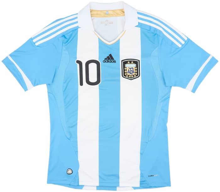 2011-13 Argentina Home Shirt Messi #10 - 6/10 - (M)