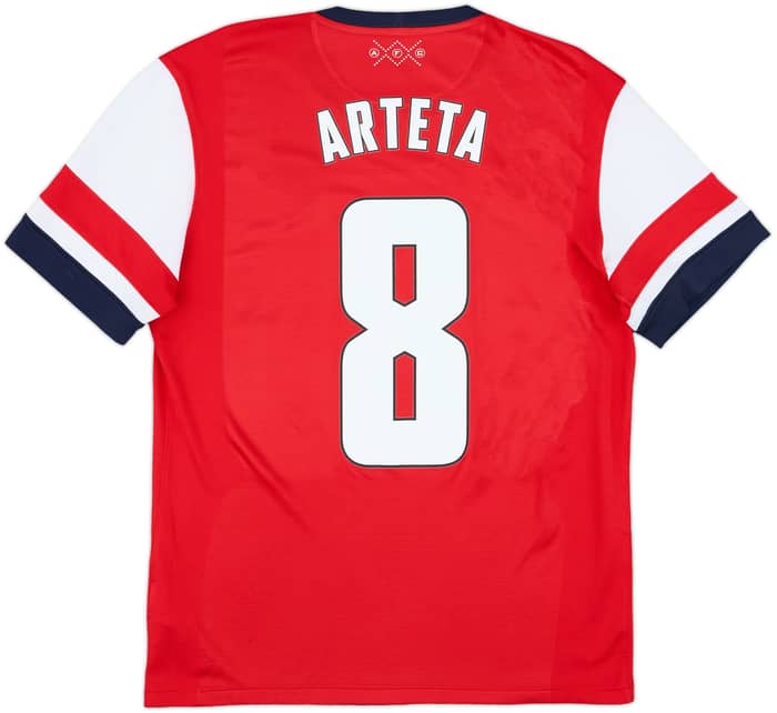 2012-14 Arsenal Home Shirt Arteta #8 - 7/10 - (M)