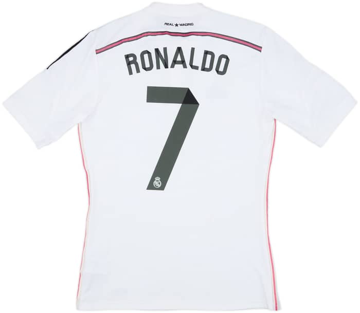 2014-15 Real Madrid Home Shirt Ronaldo #7 - 8/10 - (S)