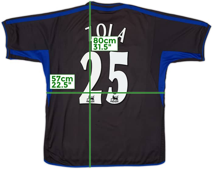 2002-04 Chelsea Away Shirt Zola #25 - 7/10 - (XL)