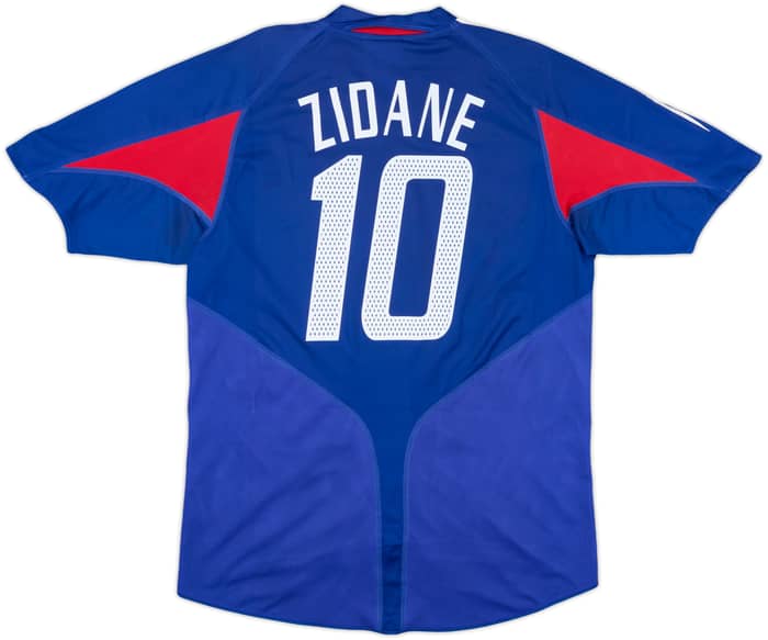 2004-06 France Home Shirt Zidane #10 - 6/10 - (L)