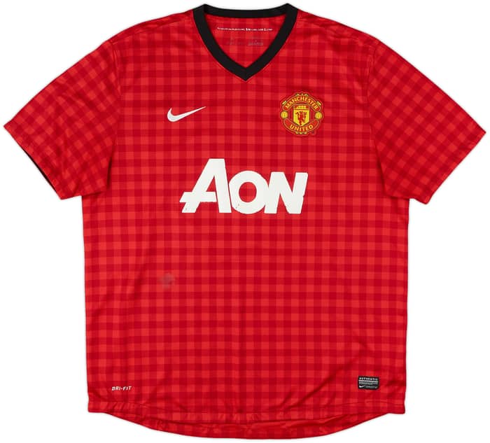 2012-13 Manchester United Home Shirt Rooney #10 - 5/10 - (XL)