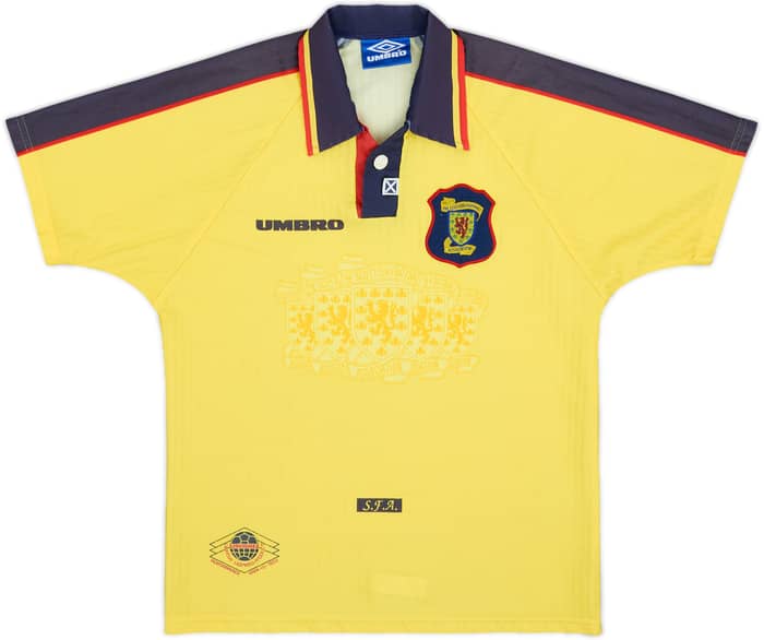 1996-99 Scotland Away Shirt - 9/10 - (L.Boys)