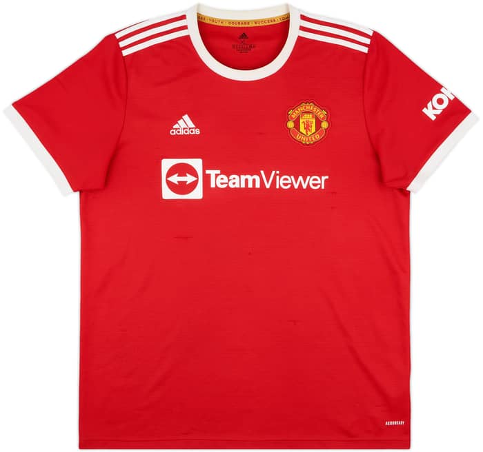 2021-22 Manchester United Home Shirt Ronaldo #7 - 7/10 - (XL)